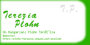 terezia plohn business card